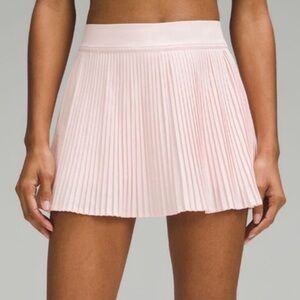 🔥LULULEMON High Rise Pleated Skirt STRAWBERRY MILKSHAKE 🍓🍓🍓🍓